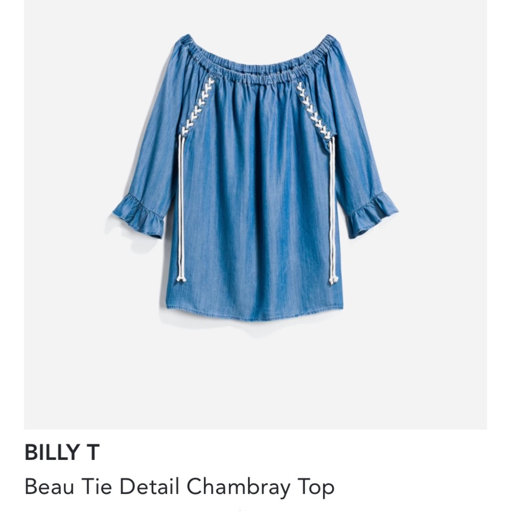 Billy T lightweight denim top.